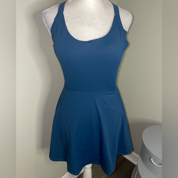 HALARA Dresses & Skirts - Halara Backless Cut Out Twisted Side Pocket 2-in-1 Barre Ballet Dance Dress